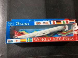 Wooster バージンエアライン　エアバスWORLD AIRLINES 飛行機旅客航空　模型プラモデル