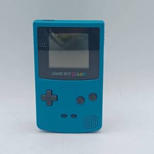 N39078□ ゲームボーイ カラー 任天堂 GEME BOY COLOR CGB-001 通電確認 ブルー 本体 Nintendo ゲーム機器 ニンテンドー