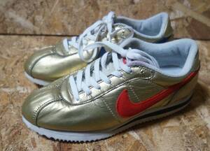 Nike NIKE LEATHER CORTEZ 金 US9 ナイキ　レザーコルテッツ ゴールド 102011 761