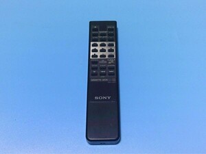 04島89　除菌・清掃済　SONY ソニー カセットデッキ用リモコン RM-J901 　赤外線発光確認済