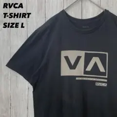 RVCA ルーカ　オーバーサイズロゴプリントTシャツ　サイズL黒　ブラック　古着