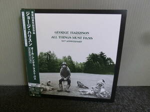 ◆○SHM-CD ジョージ・ハリスン オール・シングス・マスト・パス 紙ジャケ仕様 2枚組 帯あり George Harrison ALL THINGS MUST PASS