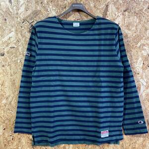 champion Let it Ride ボーダー 長袖 Tシャツ L コラボ 別注 限定 ボートネック LIR