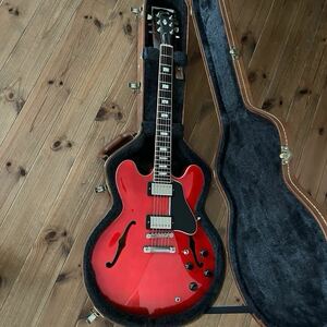 極美品 Gibson Memphis ES-335 Cherry 2017年製 ギブソン 認定証付き ESDP16CHNH1