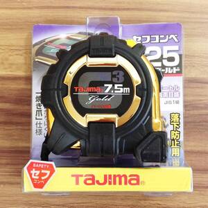 ●【WH-1820】未使用 Tajima タジマ コンベックス SFG3GL25-75BL 7.5m×25mm セフコンベG3ゴールドロック25 【レターパックプラス可】