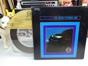 【￥1,000～】Reel-to-reel-tape 7inch｜オープンリール★4TRACK/N.G.★THE OSCAR PETERSON TRIO「NIGHT TRAIN」オスカーピーターソン