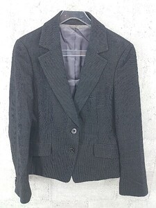 ◇ UNITED ARROWS ユナイテッドアローズ 長袖 テーラード ジャケット 40 ブラック *