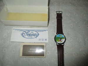 1990年代 ディズニーストア 限定オープニングウオッチ 腕時計 ミッキーマウス 　宮崎店 ＭＩＹＡＺＡＫＩ　未使用