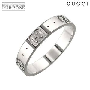 グッチ GUCCI アイコン #19 リング K18 WG ホワイトゴールド 750 指輪 Icon Ring 90251273