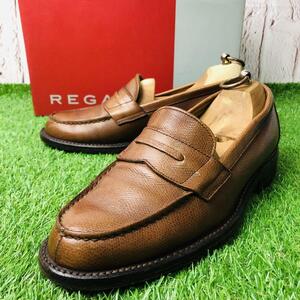 【美品・希少】REGAL コインローファー シボ革 676 革靴 24.5