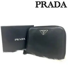 【大人気！✨】PRADA プラダ 二つ折り財布 コインケース ブラック