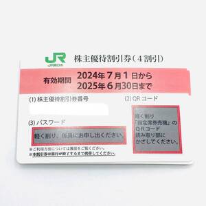 送料無料 JR東日本 株主優待割引券(4割引) 2024年7月1日から2025年6月30日まで有効 15枚セット パスワード通知 定形郵便対応可