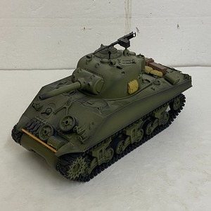 04wy6657〇【1円～】1/16 RC BATTLE TANK M4A3 シャーマン 戦車 ラジコン [箱なし/コントローラー欠品] ジャンク品