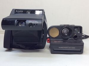 【未点検・未清掃】FUJIFILM FOTORAMA SLIMACE / Polaroid pronto LAND CAMERA SONAR AutoFocus 5000 インスタントカメラ 【2台セット】