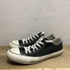 中古品 28cm Converse 黒 スニーカー ローカット