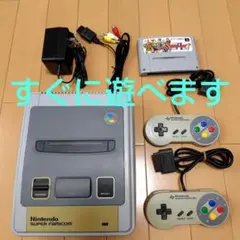 【動作確認済】スーパーファミコン　本体　ソフト　セット　①