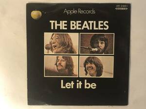 10415S 7inch●THE BEATLES/LET IT BE/YOU KNOW MY NAME●AR-2461