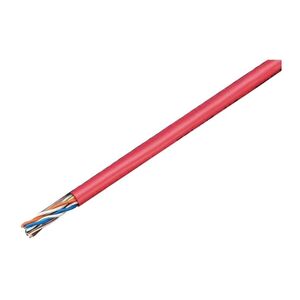 CAT5E 単線LANケーブル 300m巻 赤 TPCC50.5mm×4P300m