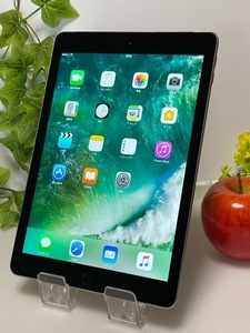 展示品 iPad 第5世代 2017 Cellular 32GB スペースグレイ MP1J2J/A (3C670J/A) au SIMフリー 判定〇 バッテリー100％★ A6106