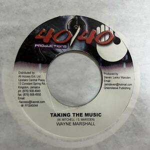 WAYNE MARSHALL TAKING THE MUSIC TRAVEL INSTRUMENTAL 20/50 REGGAE