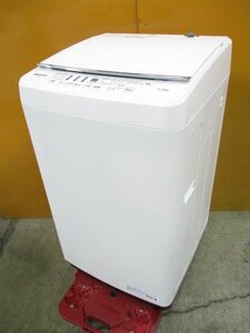 ☆2021年製 Hisense ハイセンス 5.5kg 全自動洗濯機 ガラストップ コンパクト HW-G55B-W ホワイト 直接引取OK w7293