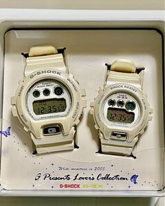 【送料無料】 G-SHOCK ラバーズコレクション2003 Butterfly & Butterfly LOV-03B-7JR 中古稼動品 