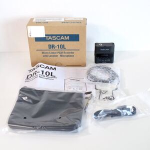 TASCAM タスカム ピンマイク ICレコーダー DR-10L ブラック