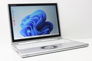 1円スタート ノートパソコン 2in1PC Windows11 WPS office搭載 Panasonic レッツノート CF-XZ6 SSD256GB メモリ8GB 第7世代 Core i5