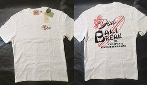 本物正規◆Deus ex Machina デウス◆Tシャツ Breaker■M■白/アイボリー ゆったりフィット VINTAGE WHITE 新品・製品染め アメリカ購入