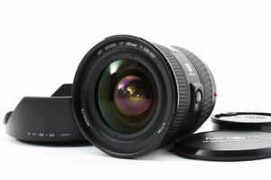 MINOLTA AF 17-35mm F3.5 G ソニーミノルタ αマウント Aマウント [美品] 純正フード付き 広角ズームレンズ