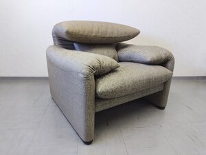 【美品】 Cassina カッシーナ 675 MARALUNGA マラルンガ 1Pソファ 50万～ 純正クッション付き ヴィコ・マジストレッティ 一人掛け B