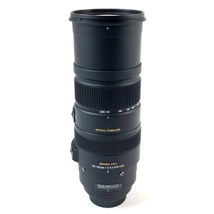 シグマ SIGMA APO 150-500mm F5-6.3 DG OS HSM (キヤノン EF用) 一眼カメラ用レンズ（オートフォーカス） 【中古】