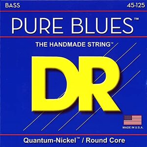 DR ベース弦 5弦 PURE BLUES カンタム ニッケル .045-.125 PB5-45