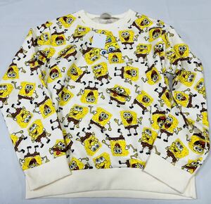 ◎★7172*激安sale!!新品 こども服　 長袖トレーナーsize140　1枚★スポンジ・ボブSpongeBob