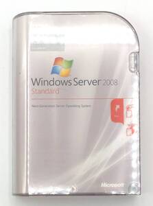 【Microsoft】Windows Server2008 Standard マイクロソフトウィンドウズサーバー2008 スタンダード 英語版 新品未開封【S831】