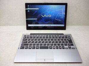 ☆1円☆第8世代☆VAIO VJPA11C11N 2in1☆Core m3 1.10GHz/8GB/SSD128GB/高解像度1920x1080/無線/Bluetooth/カメラ/Office/Windows 11 Pro☆