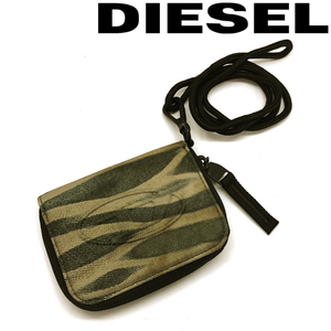 DIESEL ディーゼル キーケース ジップアラウンド CLE LI アニマルプリント X09006-P4633-T2285