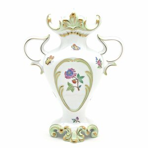 ヘレンド ヴィクトリアブーケ装飾バリエーション 花瓶(06532) ファンシーベース 手描き 飾り壺 花活け 飾り物 ハンガリー製 新品 Herend