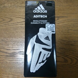 adidas ADITECH 26CM■アディダス アディテック ゴルフグローブ 手袋 ブラック 左手用