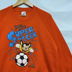 90s MIGHTY MOUSE マイティーマウス スウェット USA製 ビンテージ オールド 古着