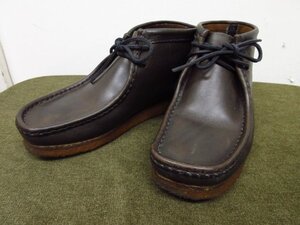 ｍ8440 Clarks ORIGINALS HORWEEN クラークス　ホーウィン　レザー　デザートブーツ　こげ茶色　EU39・1/2　US7　メンズ　靴　シューズ　革