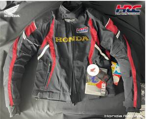 【最後/新品未使用】 HRC×HONDA 防寒防風PREST RIDERSストレッチジャケット レッド/ブラック/WH [LL]サイズ 　フーディ RS クシタニ CBR