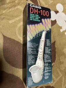 88年・箱付き・激レア・CASIO カシオ DIGITAL HORN デジタルホーン サックス MIDI DH-100 電子サックス 電子楽器 エレキサックス。激安。