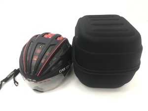 下松)現状品 CASCO カスコ SPEEDairo m.V ヘルメット サイズ L59~63cm レッド 320g 2015 ▼★J240724A03B MG24A