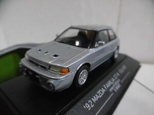k 1/43 SAPI サピ マツダ ファミリア GT-R * 銀 BG8 シルバー 1992 MAZDA