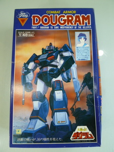 SunFany　コンバットアーマー　太陽の牙ダグラム/DOUGRAM　1/48 プラモデル 組み立て途中 アンテナ折れ　昭和レトロ　当時物　現状　　中古