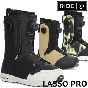 新品未使用 24-25 RIDE BOOTS LASSO PRO WIDE BLACK M26.5cm 安心保証 即日発送 本体 土日祝発送OK