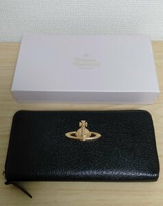 Vivienne Westwood　ヴィヴィアン　ウエストウッド　長財布　　ブラック　◎A452