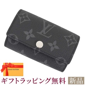 新品 ルイヴィトン キーケース モノグラム・エクリプス ミュルティクレ6 M82603 LOUIS VUITTON 黒