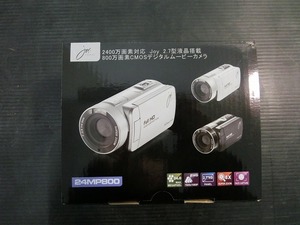 ♪♪ジョワイユ　JOYEUX 800万画素CMOSデジタルムービーカメラ　 24MP800 BK　ブラック　ビデオカメラ　未使用【6B02④】♪♪